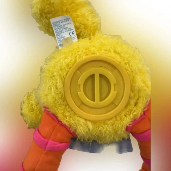 Sesame Street Big Bird Plush Piggy Bank and Frame 2000 Vintage RARE HTF Applause - Picture 4 of 7